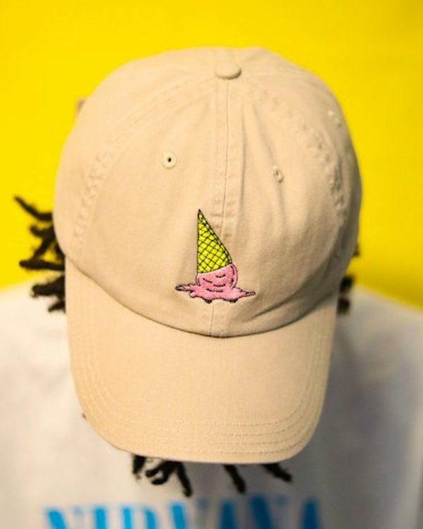 Dazfa Rose Gold Embroidered Cap