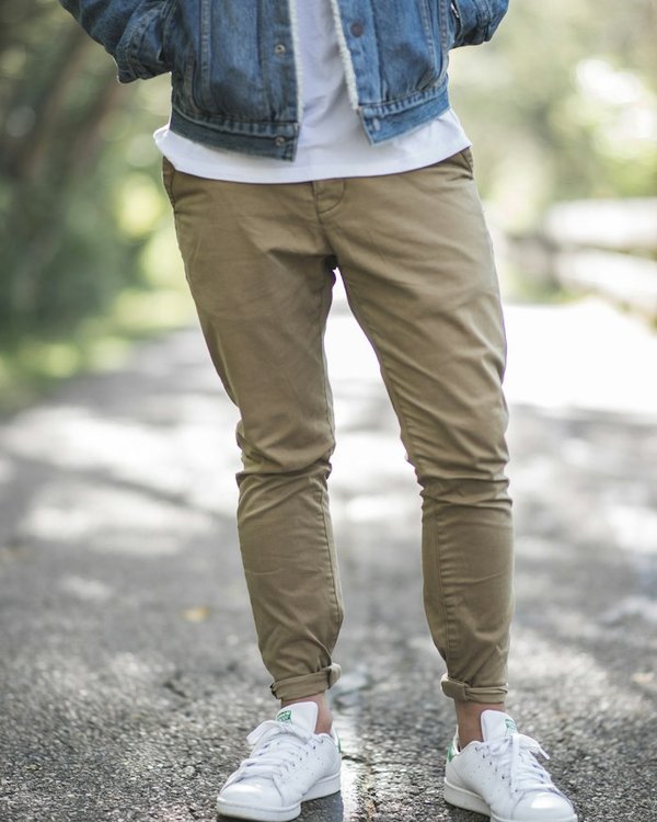 Dazfa Tailored Chino Trousers Detail